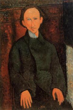 Portrait of Pinchus Kremenge Artwork by Amedeo Modigliani