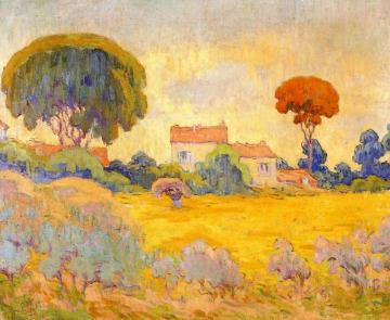 Symbolist Landscape Artwork by Claude-Emil Schuffenecker