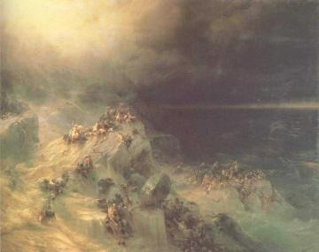 Great Flood Artwork by Ivan Constantinovich Aivazovsky
