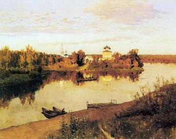 Vesper chimes Artwork by Isaac Ilich Levitan