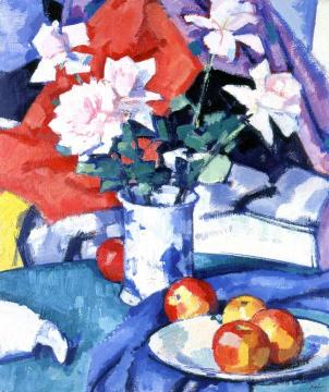 Roses Artwork by Samuel John Peploe