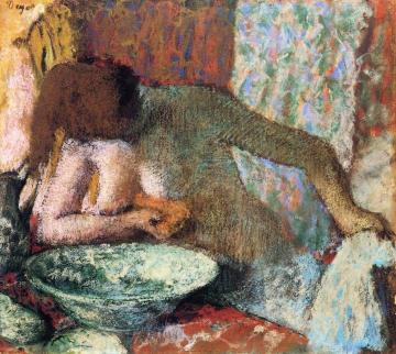 Woman at Her Toilette Artwork by Edgar Degas