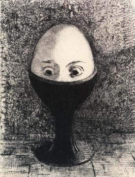 The Egg Artwork by Odilon Redon