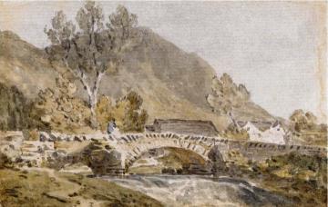 Grange Bridge, Borrowdale Artwork by Joseph Mallord William Turner
