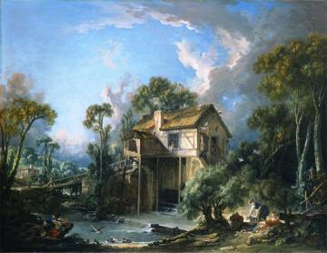 Mill at Charenton Artwork by Francois Boucher