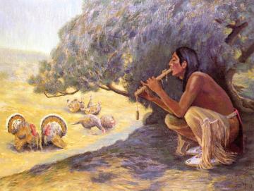 Turkey Serenade Artwork by E. Irving Couse