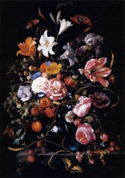 Vase with Flowers Artwork by Jan Davidsz De Heem