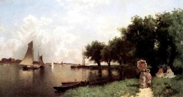 Sag Harbour, Long Island Artwork by Alfred Thompson Bricher