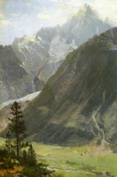 Mountain Landscape Artwork by Albert Bierstadt