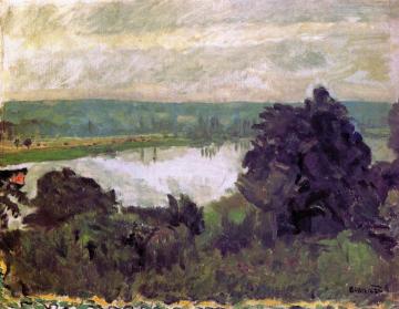 The Seine near Vernon Artwork by Pierre Bonnard