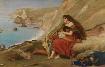 The Romans Leaving Britain Artwork by Sir John Everett Millais