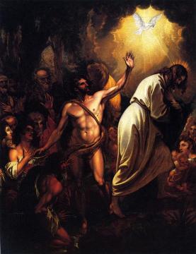 The Baptism of Our Saviour Artwork by Benjamin West