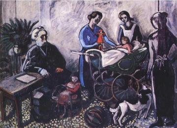 La Voiture d'enfant Artwork by Auguste Chabaud