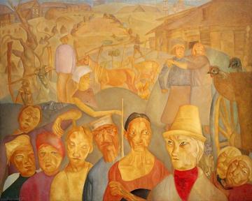 Faces Of Russia Artwork by Boris Grigoriev