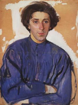 Portrait of Writer G.I. Chulkov Artwork by Zinaida Serebriakova