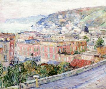 Naples Artwork by Frederick Childe Hassam