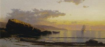 Sunset Coast Artwork by Alfred Thompson Bricher