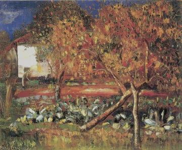 Garden At Villa Borisella Artwork by Boris Grigoriev