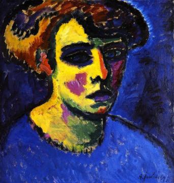 Head of a Woman Artwork by Alexej Jawlensky