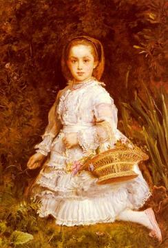 Portrait Of Gracia Lees Artwork by Sir John Everett Millais