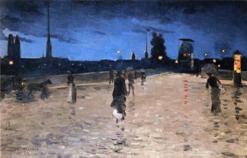 Le Pont de Pierre, Rouen Artwork by Charles Angrand