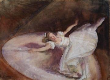 The Ice Dancer Artwork by Dame Laura Knight