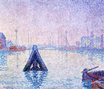 The Port At Vlissingen, Boats And Lighthouses Artwork by Paul Signac