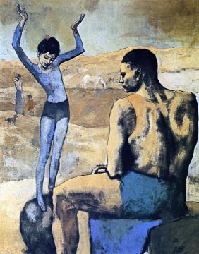 Acrobat on a Ball (detail) Artwork by Pablo Picasso
