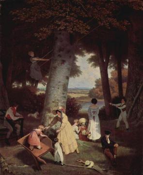 The Playground Artwork by Jacques-Laurent Agasse