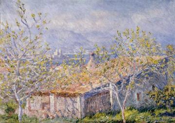 Gardener's House at Antibes Artwork by Claude Oscar Monet
