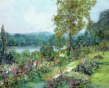 Spring Landscape Artwork by Edward Willis Redfield