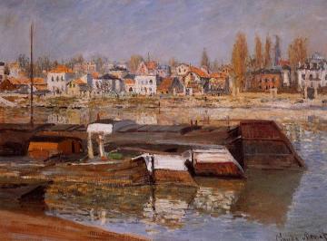 The Seine at Asnieres Artwork by Claude Oscar Monet