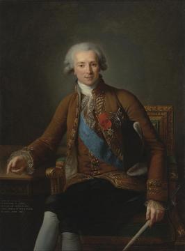 Portrait of Comte de Vaudreuil Artwork by Elisabeth Vigee Le Brun