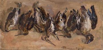 Still Life. Snipes Artwork by Pyotr Konchalovsky