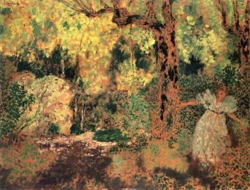 Misia in the Wood Artwork by Edouard Vuillard