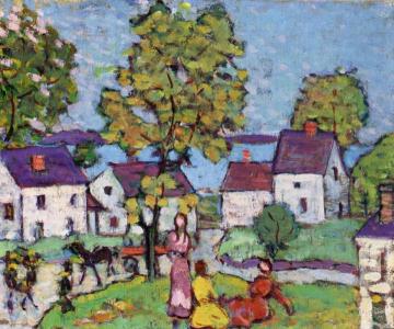 Marblehead Artwork by Maurice Prendergast