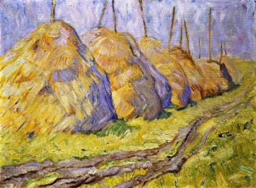 Reed-Stacks Artwork by Franz Marc