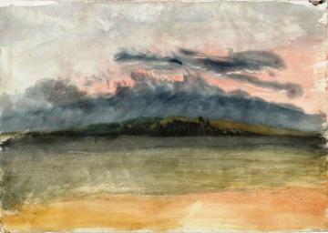 Storm Clouds, Sunset with a Pink Sky Artwork by Joseph Mallord William Turner