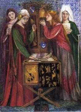 The Blue Closet Artwork by Dante Gabriel Rossetti