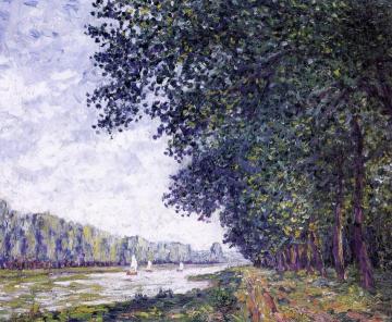 Banks of the Orne at Benouville Artwork by Francis Picabia