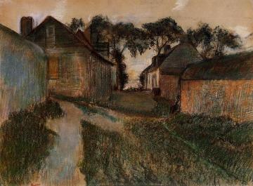 Rue Quesnoy, Saint-Valery-sur-Somme Artwork by Edgar Degas