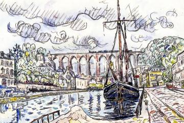 Morlaix Artwork by Paul Signac