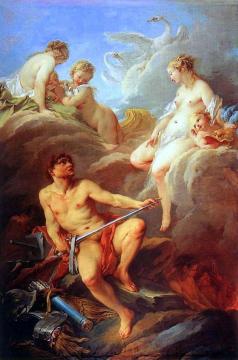 Venus Asking Vulcan for Arms for Aeneas Artwork by Francois Boucher