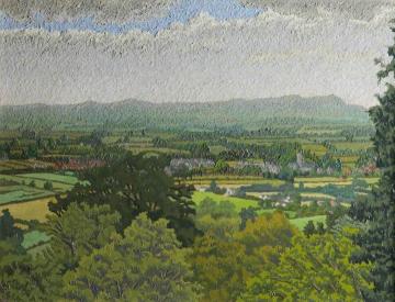 The Malvern Hills, Worcestershire Artwork by Charles Ginner