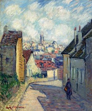 Street in Pontoise Artwork by Gustave Loiseau