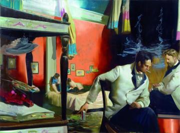 Der Nächste Zug Artwork by Neo Rauch