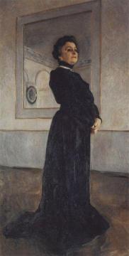 Portrait of Actress Maria Ermolova Artwork by Valentin Serov