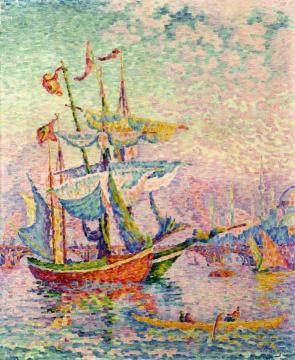La Corne d'Or, Le Pont Artwork by Paul Signac