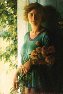 Golden Glow Artwork by Charles Courtney Curran