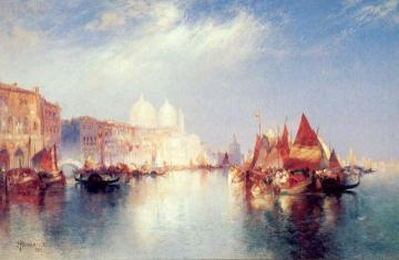 The Grand Canal Artwork by Thomas Moran